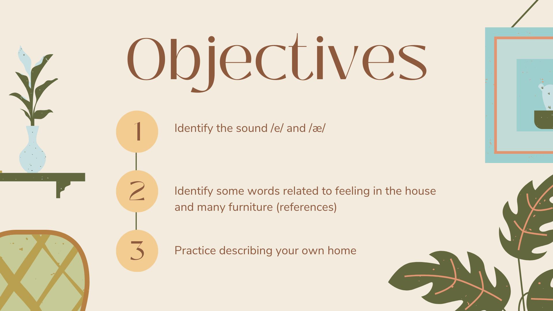 1. Objectives